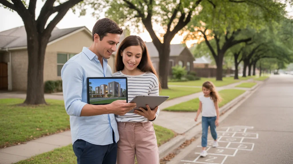 Couple considers housing options outside Plano home as daughter plays nearby