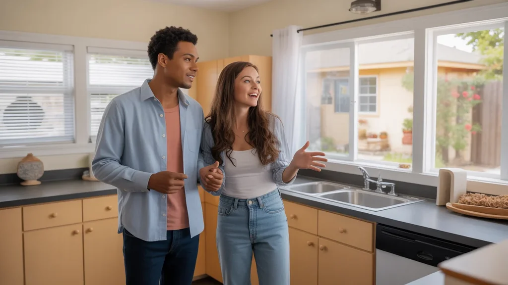 Couple considering buying a small home in Tustin, California