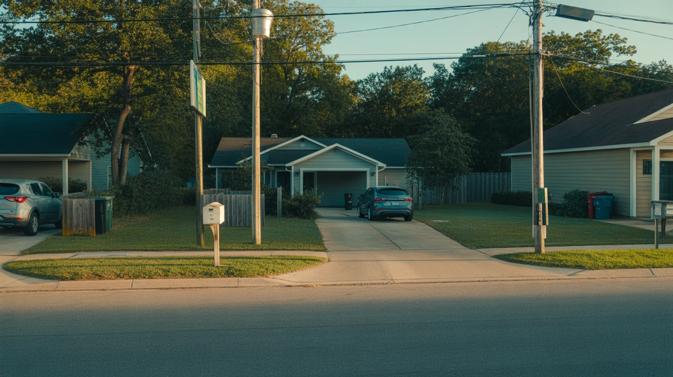 A modest single-family home in a quiet La Vergne neighborhood, with a car in the driveway and a well-kept front yard.