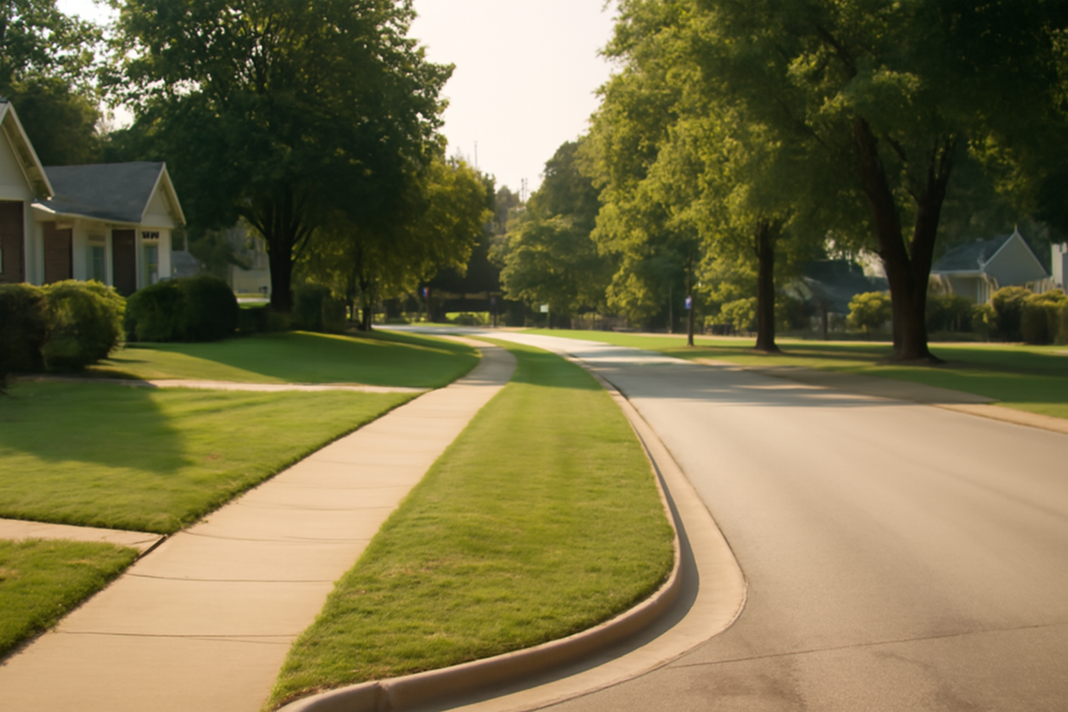 A community mailbox on a suburban street in Kannapolis, North Carolina
